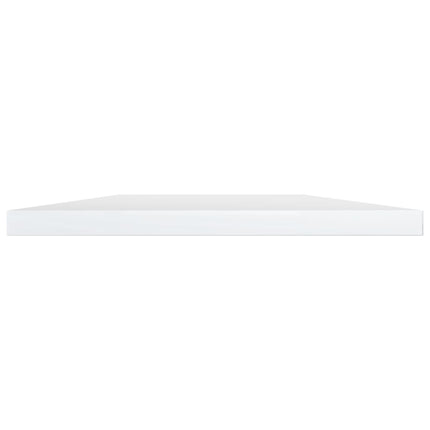 Bookshelf Boards 8 pcs High Gloss White 23.6"x15.7"x0.6" Engineered Wood