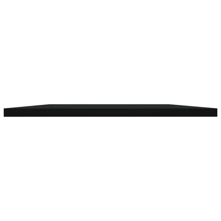 Bookshelf Boards 8 pcs Black 23.6"x19.7"x0.6" Engineered Wood