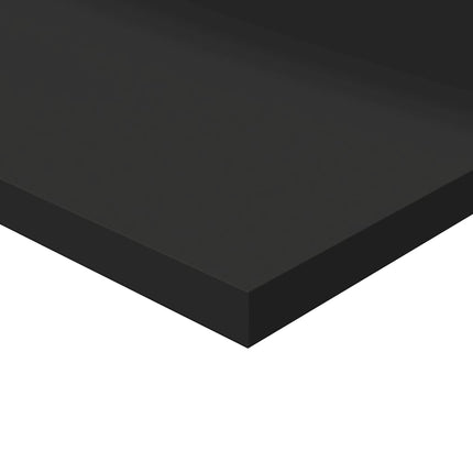 Bookshelf Boards 8 pcs High Gloss Black 31.5"x11.8"x0.6" Engineered Wood