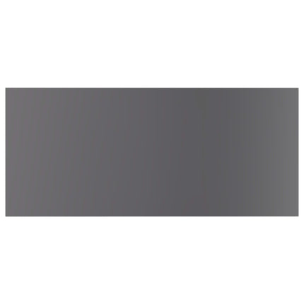 Bookshelf Boards 8 pcs High Gloss Gray 31.5"x11.8"x0.6" Engineered Wood
