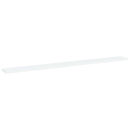 Bookshelf Boards 8 pcs White 39.4"x3.9"x0.6" Engineered Wood