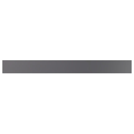 Bookshelf Boards 4 pcs High Gloss Gray 39.4"x3.9"x0.6" Engineered Wood