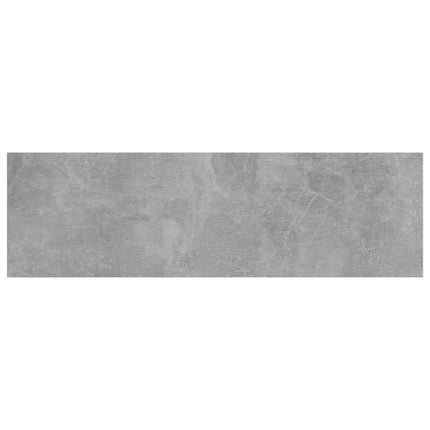 Bookshelf Boards 8 pcs Concrete Gray 39.4"x11.8"x0.6" Engineered Wood