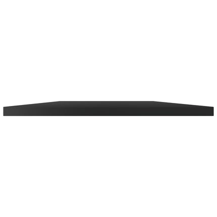 Bookshelf Boards 8 pcs High Gloss Black 39.4"x11.8"x0.6" Engineered Wood