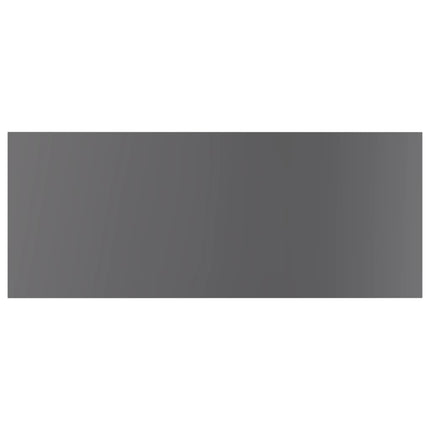Bookshelf Boards 4 pcs High Gloss Gray 39.4"x15.7"x0.6" Engineered Wood