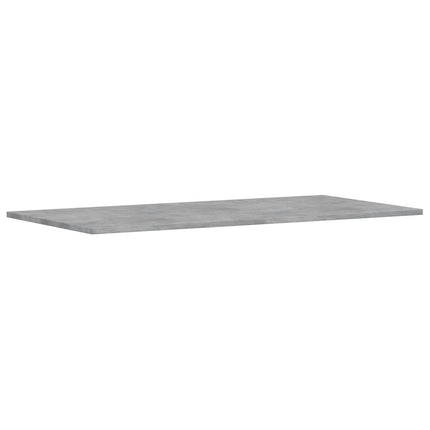 Bookshelf Boards 4 pcs Concrete Gray 39.4"x19.7"x0.6" Engineered Wood