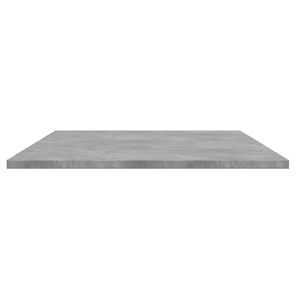 Bookshelf Boards 4 pcs Concrete Gray 39.4"x19.7"x0.6" Engineered Wood