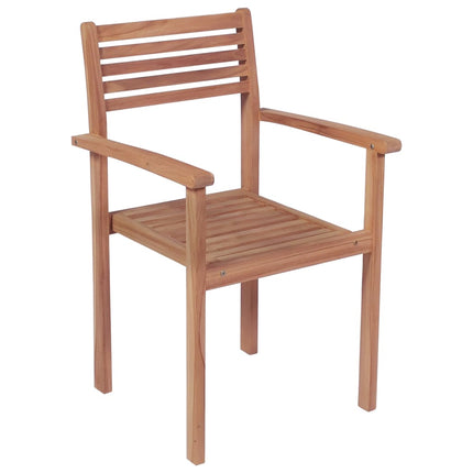 Patio Chairs 2 pcs with Gray Cushions Solid Teak Wood