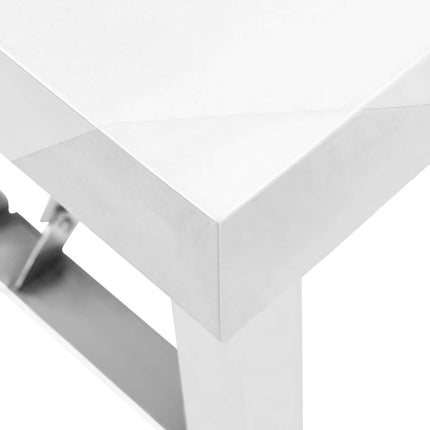 Kitchen Folding Work Table 39.4"x24"x32" Stainless Steel