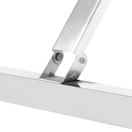 Kitchen Folding Work Table 39.4"x24"x32" Stainless Steel