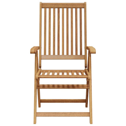 Folding Patio Chairs 6 pcs Solid Acacia Wood