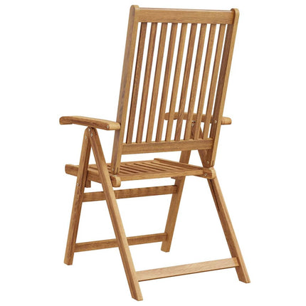 Folding Patio Chairs 6 pcs Solid Acacia Wood