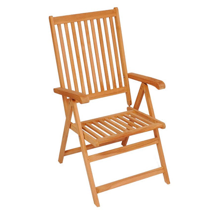 Patio Chairs 4 pcs with Green Cushions Solid Teak Wood