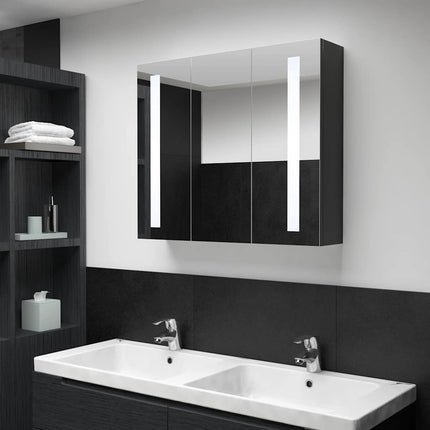 LED Bathroom Mirror Cabinet 35"x5.5"x24.4