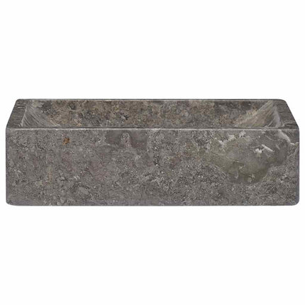 Sink 17.7"x11.8"x4.7" Marble High Gloss Gray