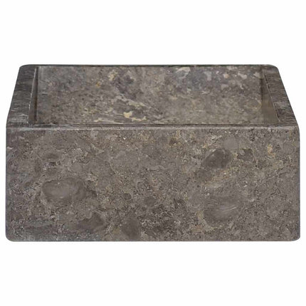 Sink 17.7"x11.8"x4.7" Marble High Gloss Gray
