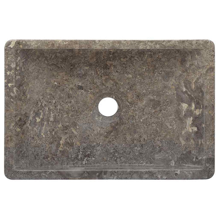 Sink 17.7"x11.8"x4.7" Marble High Gloss Gray