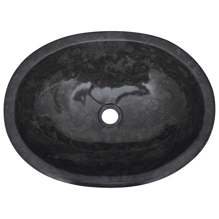 Sink Black 20.9"x15.7"x5.9" Marble