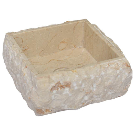 Sink Cream 11.8"x11.8"x5.1" Marble