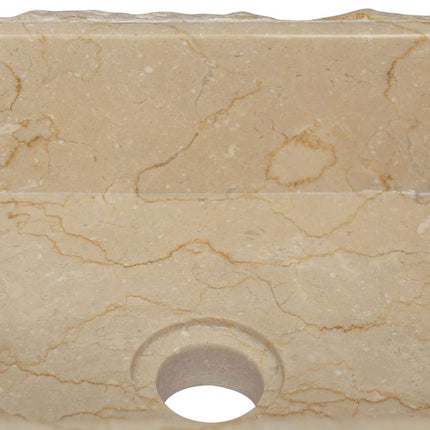 Sink Cream 11.8"x11.8"x5.1" Marble