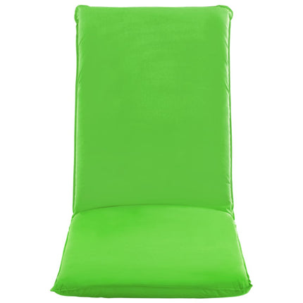 Foldable Sunlounger Oxford Fabric Green