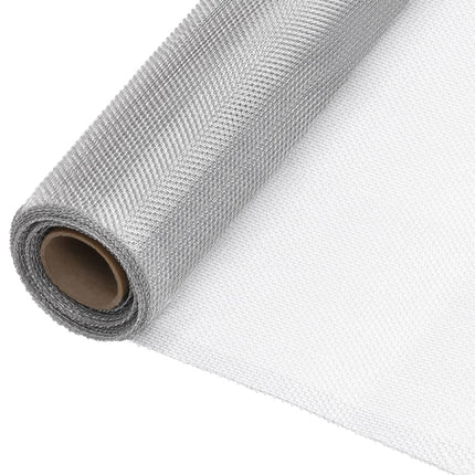 Mesh Screen Aluminium 39.4x787.4" Silver