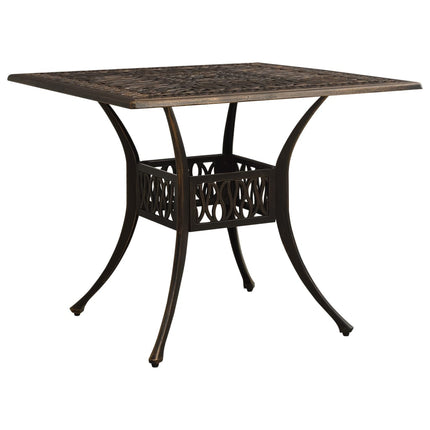 3 Piece Bistro Set Cast Aluminum Bronze