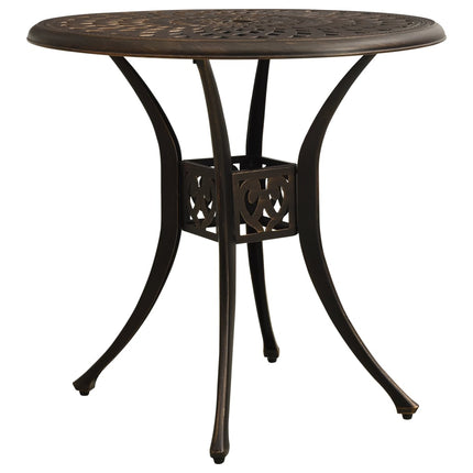 5 Piece Bistro Set Cast Aluminum Bronze