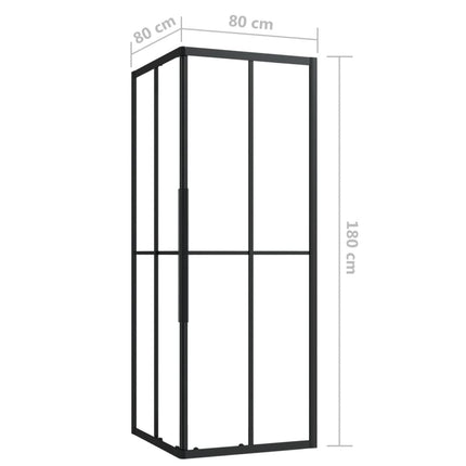 Shower Cabin ESG 31.5"x31.5"x70.9