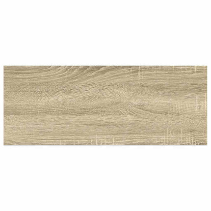 Floating Wall Shelves 4 pcs Oak and White 23.6"x9.3"x1.5" MDF
