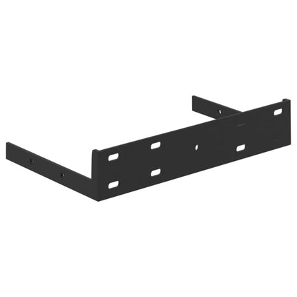Floating Wall Shelf Concrete Gray 9.1"x9.3"x1.5" MDF