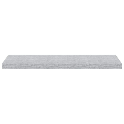 Floating Wall Shelf Concrete Gray 31.5"x9.3"x1.5" MDF