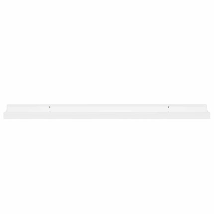 Wall Shelves 2 pcs High Gloss White 31.5"x3.5"x1.2