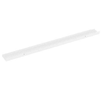Wall Shelves 2 pcs High Gloss White 39.4"x3.5"x1.2