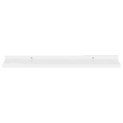 Wall Shelves 4 pcs High Gloss White 23.6"x3.5"x1.2
