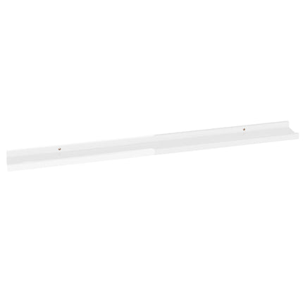 Wall Shelves 4 pcs High Gloss White 39.4"x3.5"x1.2