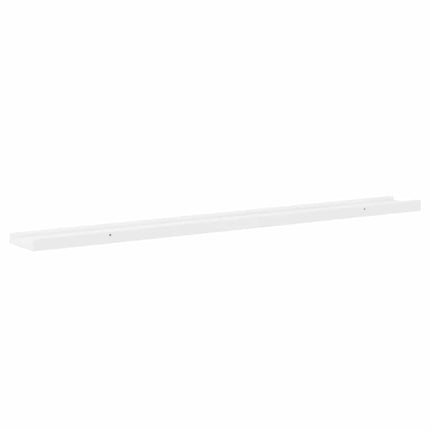 Wall Shelves 4 pcs High Gloss White 39.4"x3.5"x1.2