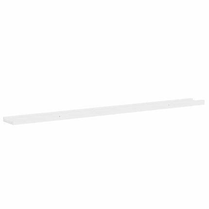 Wall Shelves 2 pcs White 45.3"x3.5"x1.2