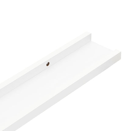 Wall Shelves 4 pcs White 31.5"x3.5"x1.2