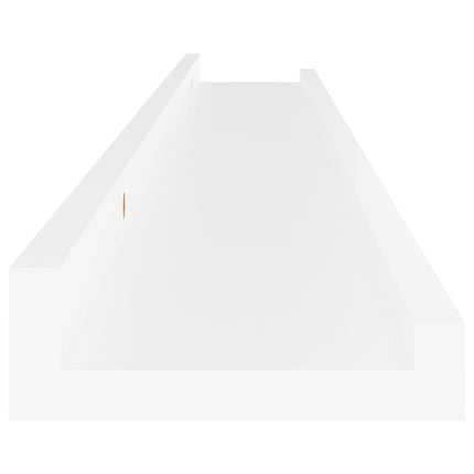 Wall Shelves 4 pcs White 31.5"x3.5"x1.2