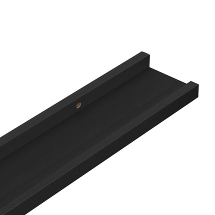 Wall Shelves 4 pcs Black 15.7"x3.5"x1.2