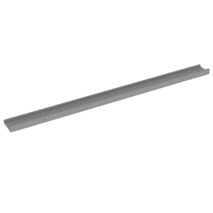 Wall Shelves 2 pcs Gray 45.3"x3.5"x1.2