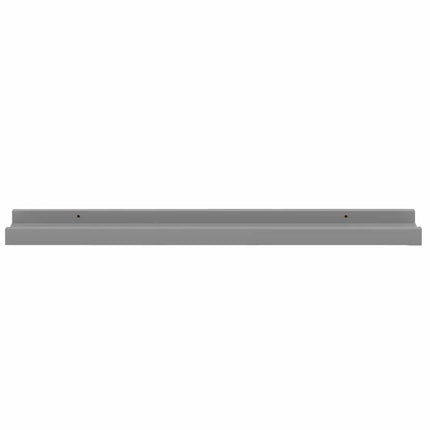 Wall Shelves 4 pcs Gray 23.6"x3.5"x1.2