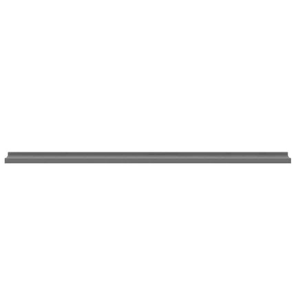 Wall Shelves 4 pcs Gray 45.3"x3.5"x1.2