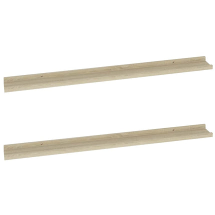 Wall Shelves 2 pcs Sonoma Oak 39.4"x3.5"x1.2