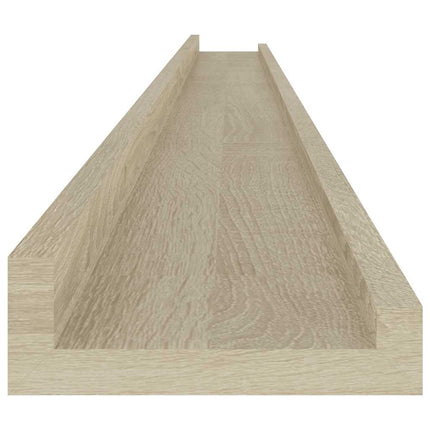 Wall Shelves 2 pcs Sonoma Oak 45.3"x3.5"x1.2