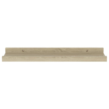 Wall Shelves 4 pcs Sonoma Oak 15.7"x3.5"x1.2
