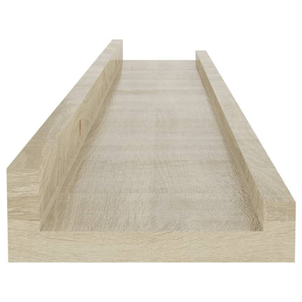 Wall Shelves 4 pcs Sonoma Oak 23.6"x3.5"x1.2