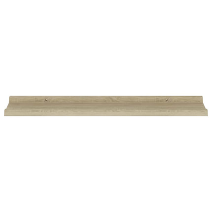 Wall Shelves 4 pcs Sonoma Oak 31.5"x3.5"x1.2
