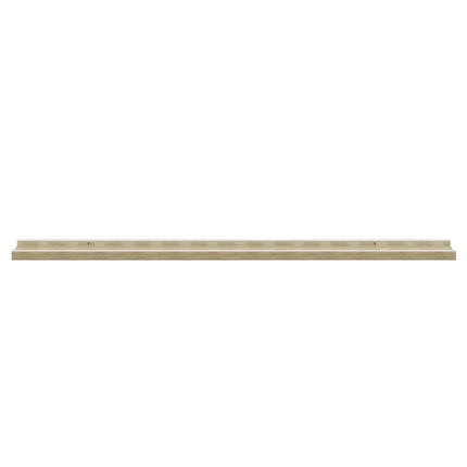 Wall Shelves 4 pcs White and Sonoma Oak 39.4"x3.5"x1.2